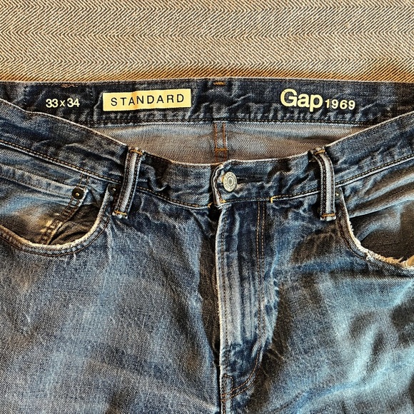 Gap Men’s 1969 Standard Jeans 33x34 - Picture 4 of 11